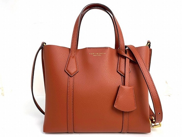 極美品★送料無料 トリーバーチ TORY BURCH ペリー レザー 2Way ショルダーバッグ トートバッグ ハンドバッグ 81928