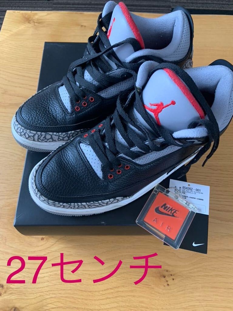 【中古28cm】NIKE エアジョーダン3 AIR JORDAN 楽天市場】Z□2016年製【28cm】ナイキ/NIKEエアジョーダン3