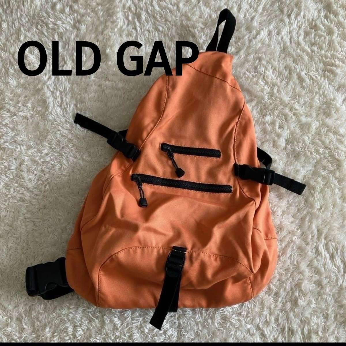 目立った傷や汚れなし】old gap ギャップ ワンショルダーバッグ y2k
