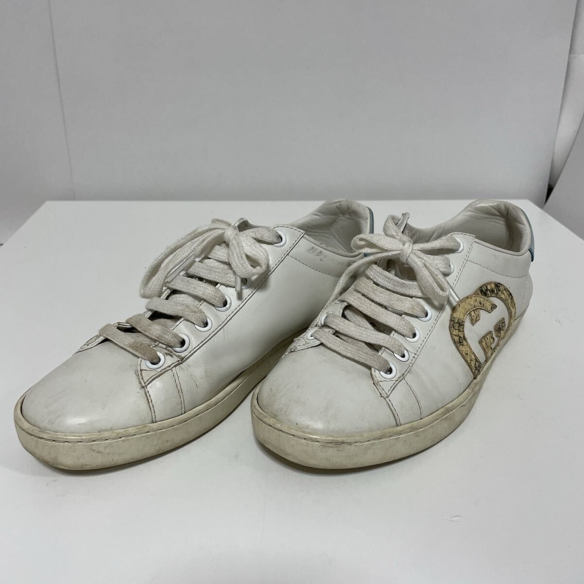 C (やや傷や汚れあり)】グッチ GUCCI ACE エース シェリーライン
