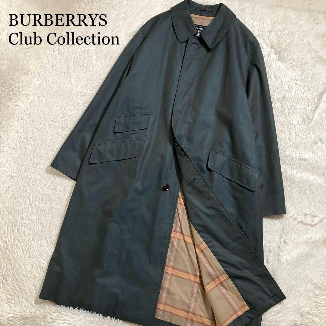 90s 希少 BURBERRYS バーバリーズ ステンカラーコート 玉虫色 コットン ロング