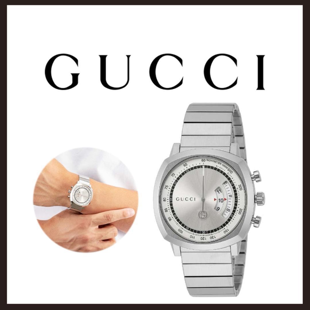 新品・未使用(ワケあり)】○☆新品 未使用 グッチ グリップ ステンレス