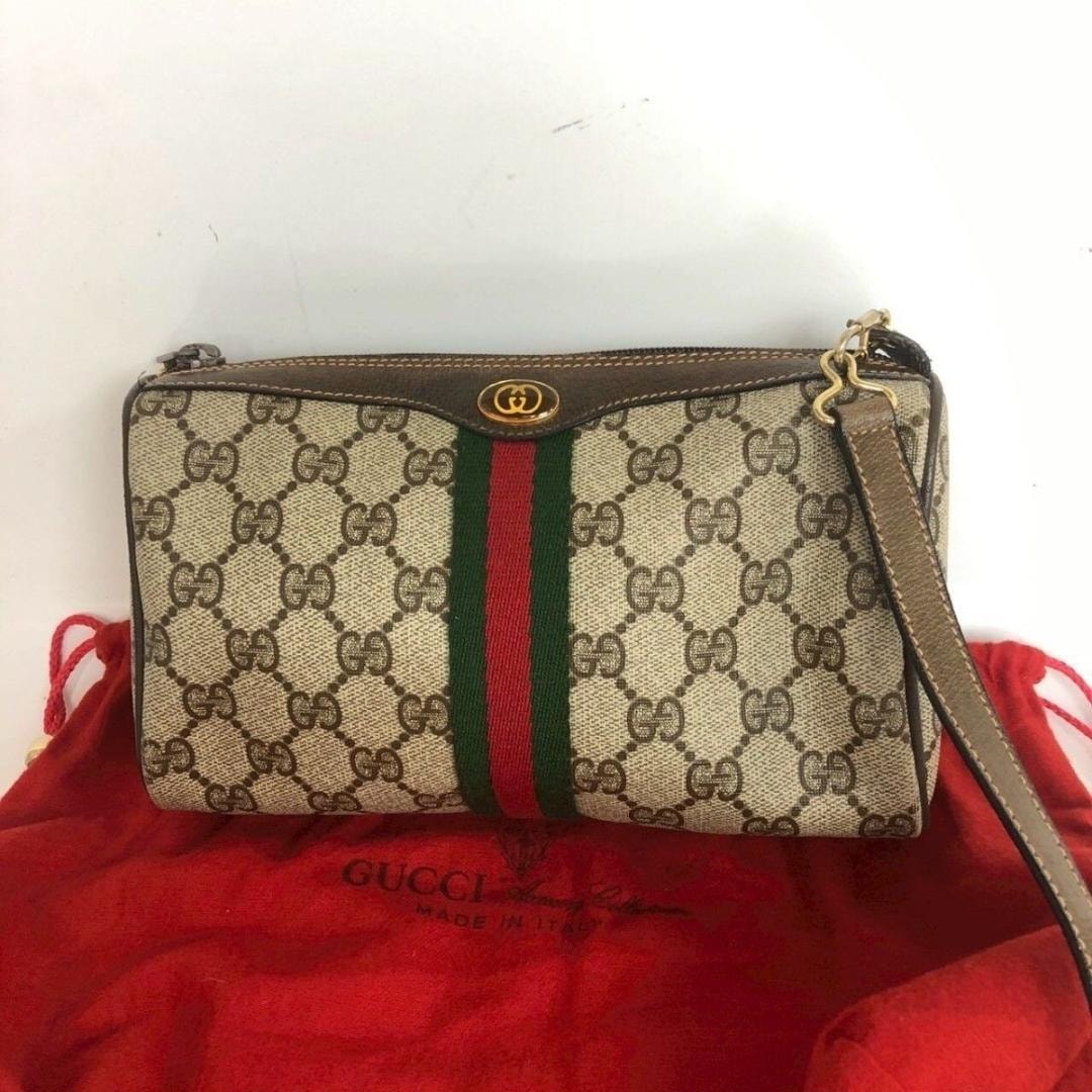 C (やや傷や汚れあり)】【中古】 グッチ ショルダーバッグ 223666 GG