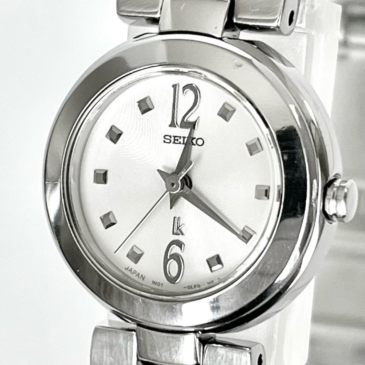 【稼働】磨き済み セイコー SEIKO ルキア LUKIA レディース 腕時計 美品 電池新品 白文字盤 s1784