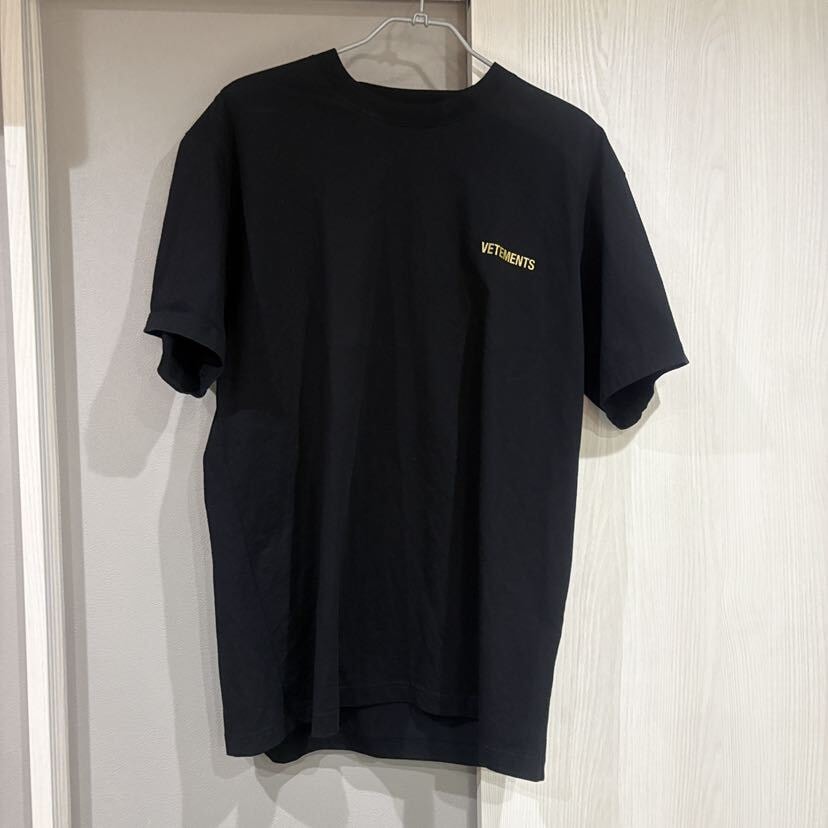 ヴェトモン オーバーサイズ Tシャツ ブラック XL