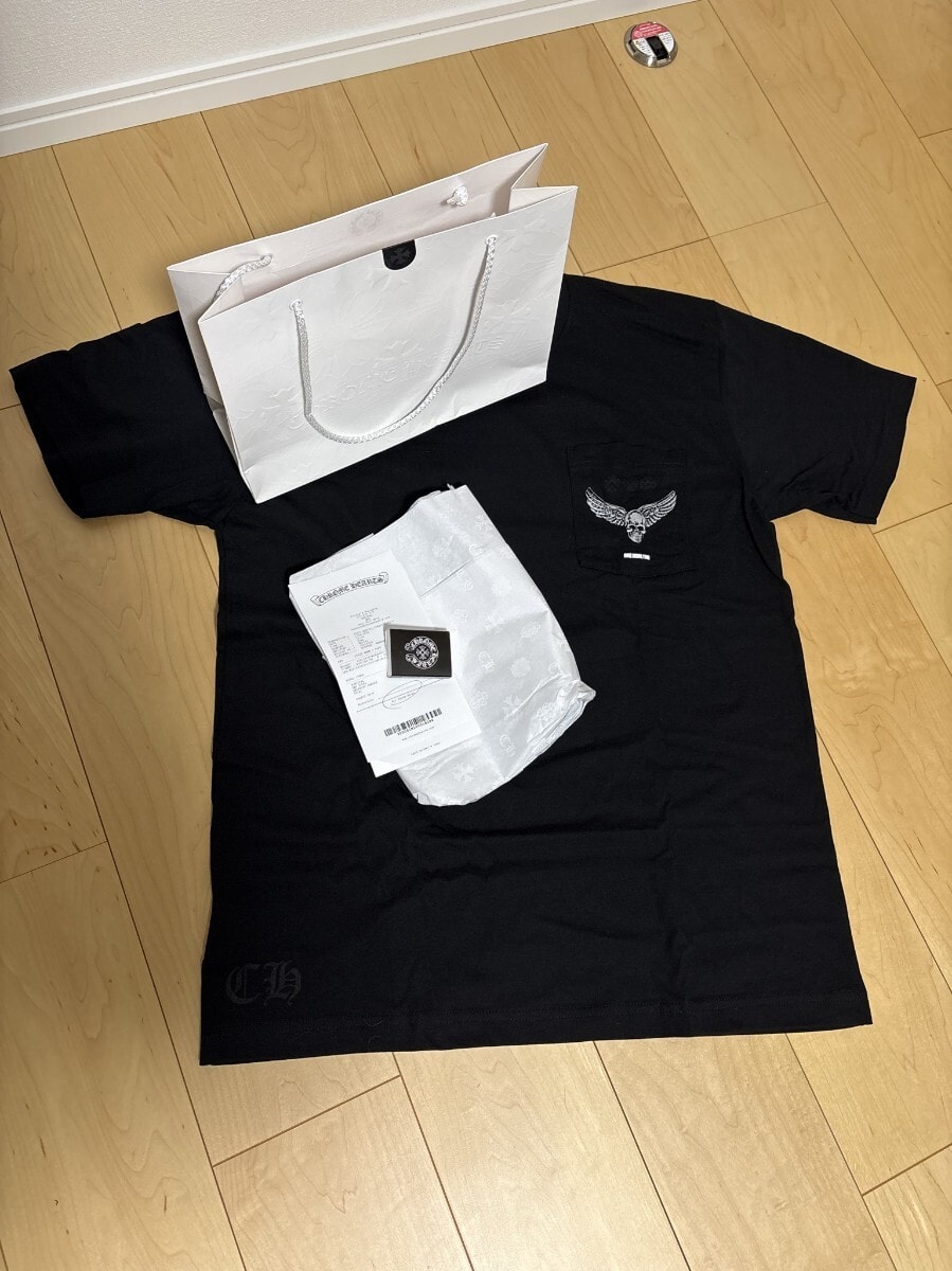 大幅値下げ決行！超激レア 海外超品薄 即完売 クロムハーツ Chromhearts FOTI フォティ Lsize Black コラボ 大人気 