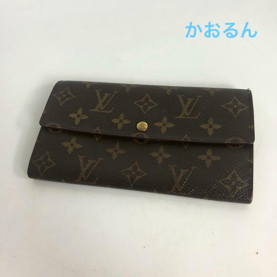 LOUIS VUITTON ルイヴィトン ポルトフォイユサラ モノグラム 長財布 二つ折り 財布 定番 人気 ブランド ロングウォレット ビジネス 美品