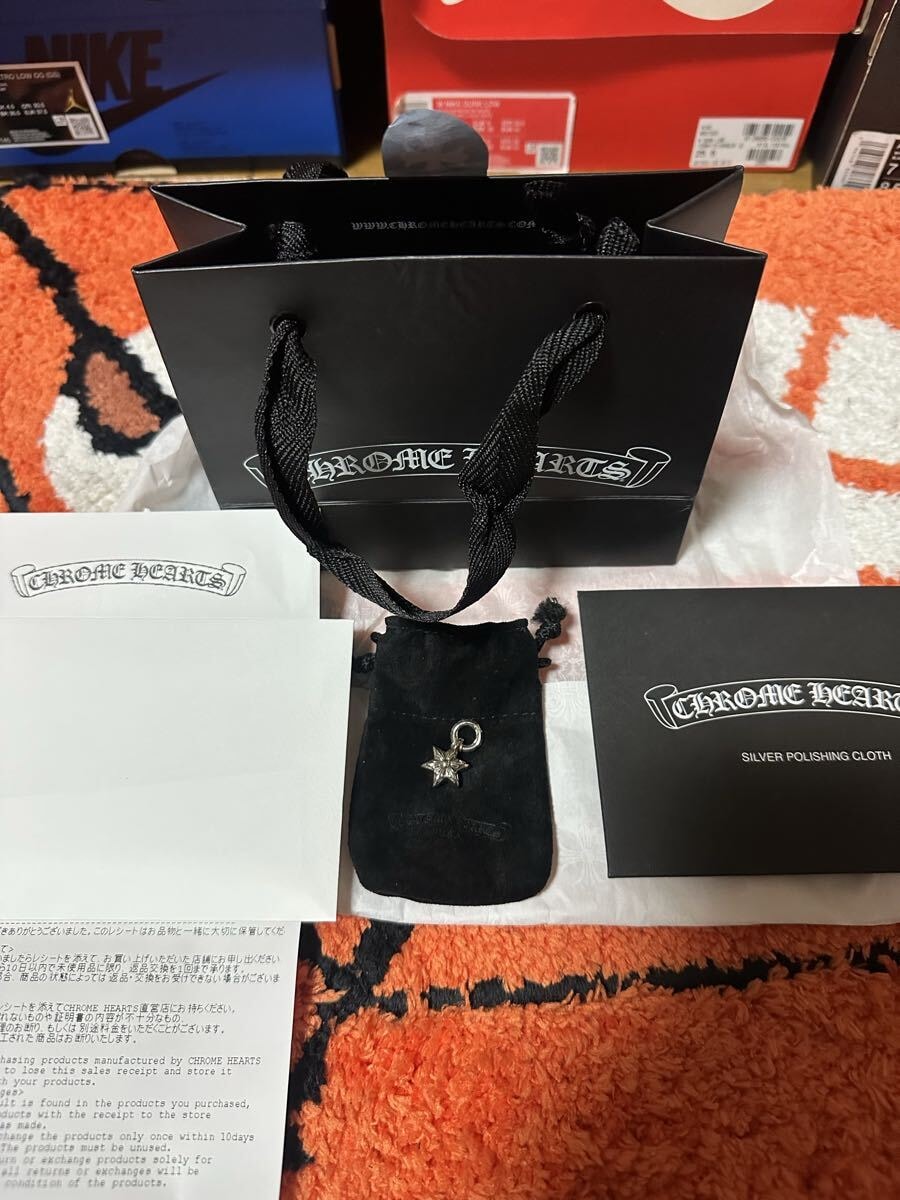 新品未使用 クロムハーツ 6 Point Star Charm Silver