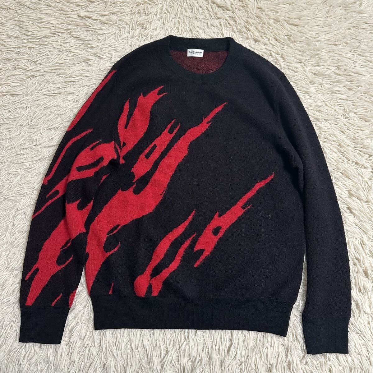 【SAINTLAURENT】サンローラン mohair knit fire