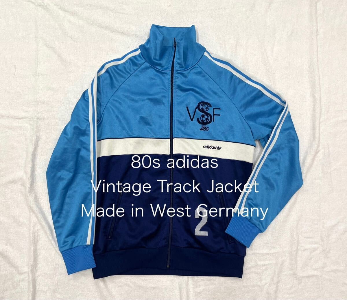 70s 80s美品adidasアディダスVSF FCトラック ジャケット西ドイツwest GermanyスポーツVintageサッカー メンズMジャージ ビンテージneedles