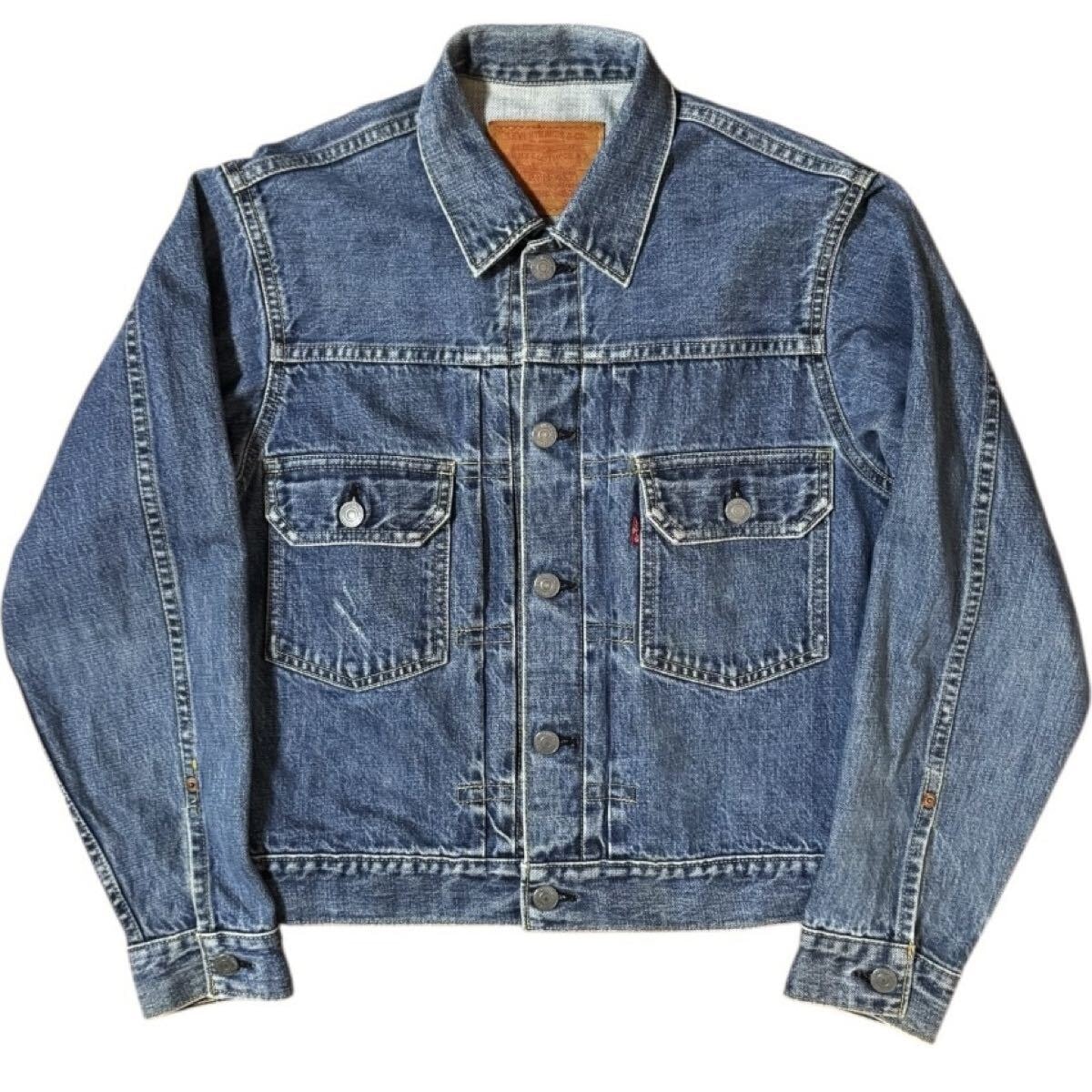 目立った傷や汚れなし】雰囲気抜群 90s LEVI'S 71507 復刻 2nd デニム