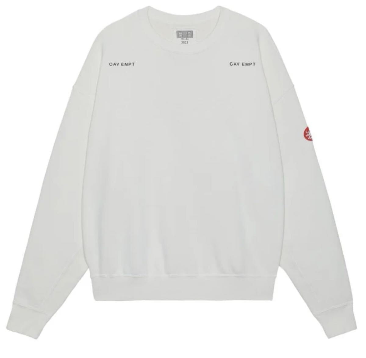 美品 C.E cav empt WASHED CREW NECK XL