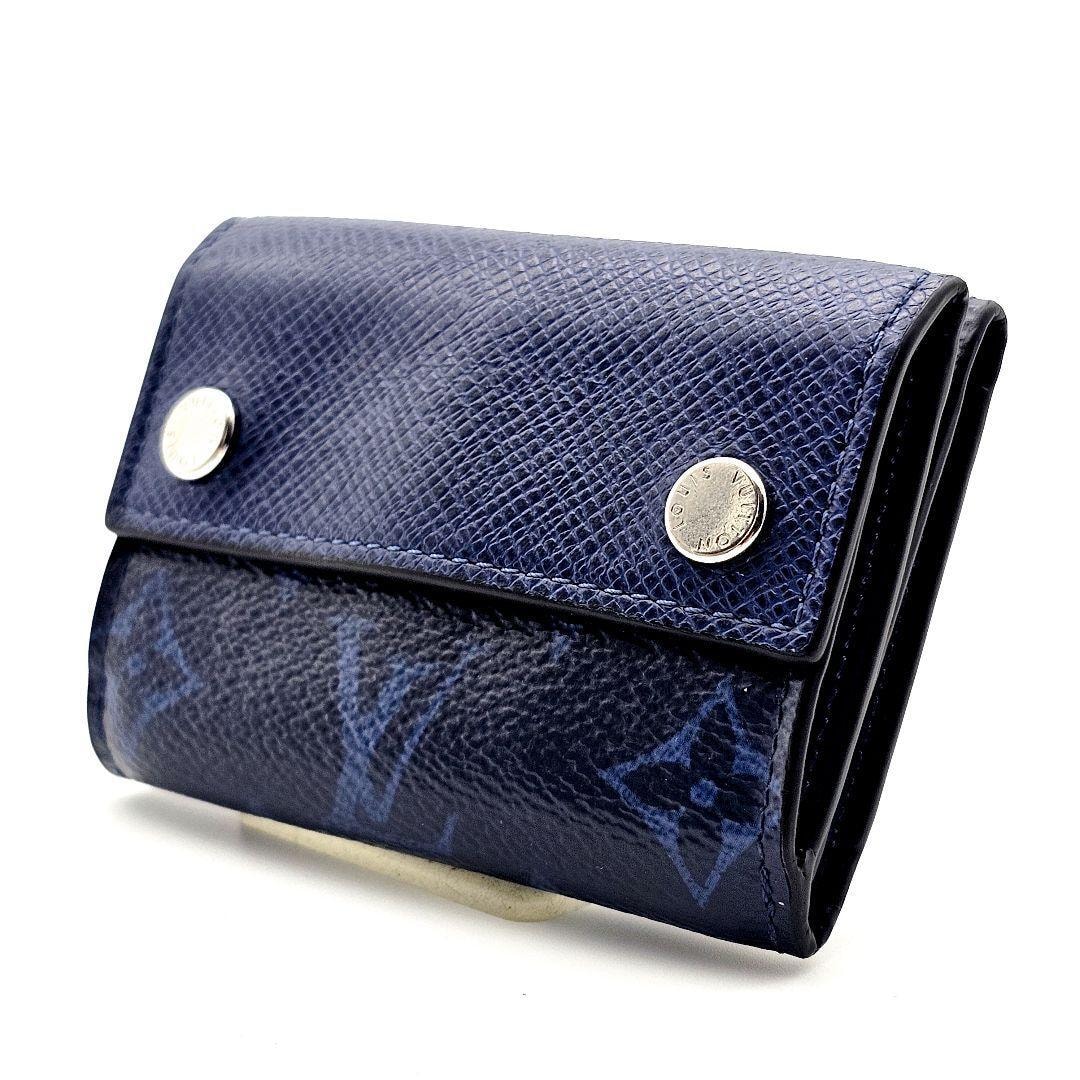 ✨美品✨ ルイヴィトン ディスカバリーコンパクト タイガラマ 青 財布 IC搭載 ✨美品✨ ルイヴィトン ディスカバリーコンパクト タイガラマ 青