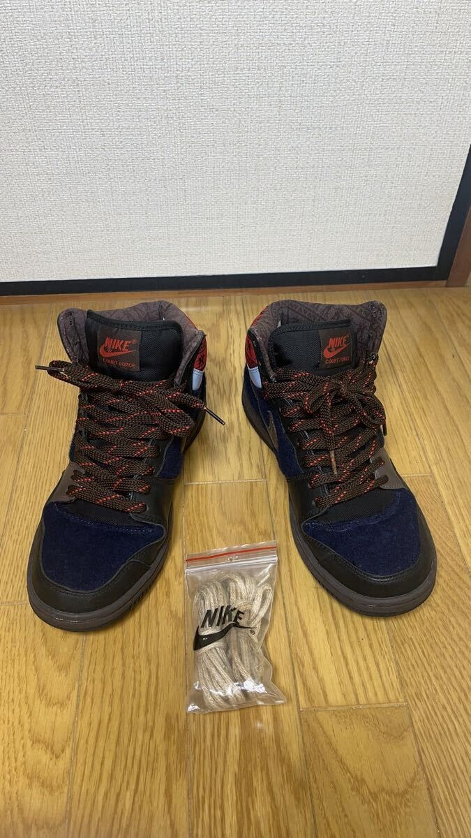 【希少】NIKE Court Force High Premium “Nordic Pack” 313941-421 ウール ブルーUS9 27cm