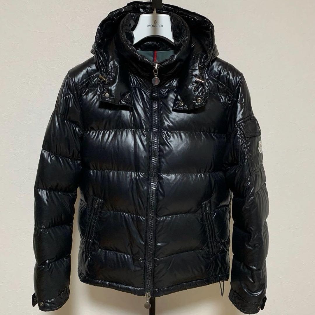 やや傷や汚れあり】モンクレール MAYA マヤ ブラック 1 クリーニング