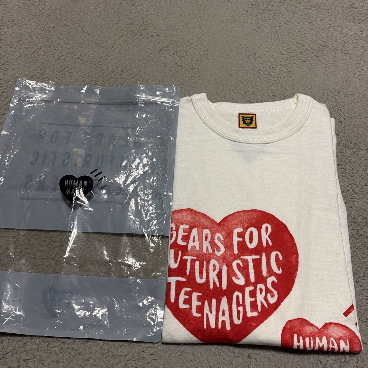 HUMAN MADE Heart L/S T-Shirt 