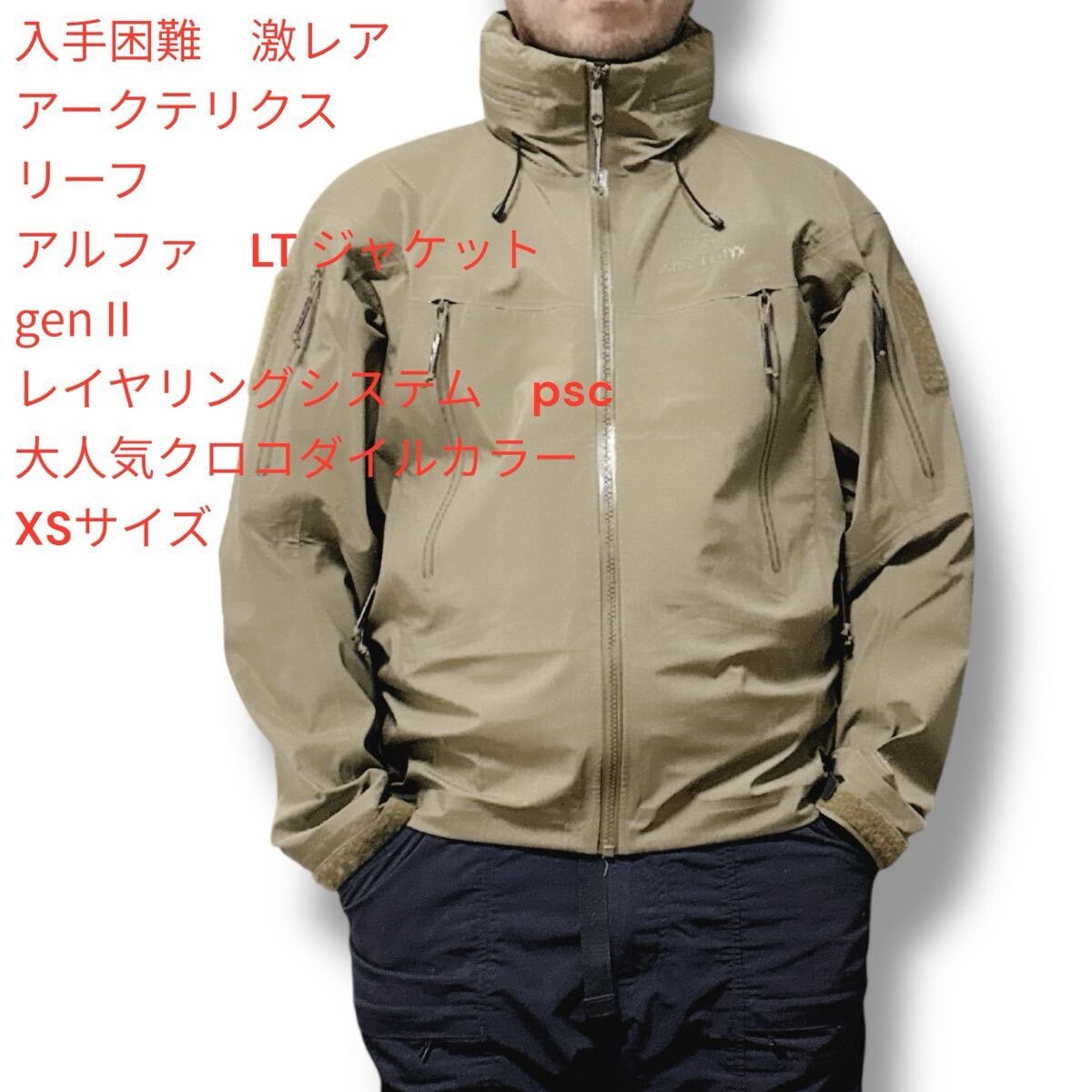 入手困難　アークテリクス　リーフアルファltジャケット　日本未発売　クロコダイル 入手困難 アークテリクス リーフアルファltジャケット 日本未