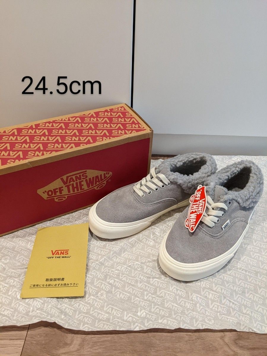 新品 US企画 VANS オーセンティック スエード 未使用 AUTHENTIC 24.5cm グレー