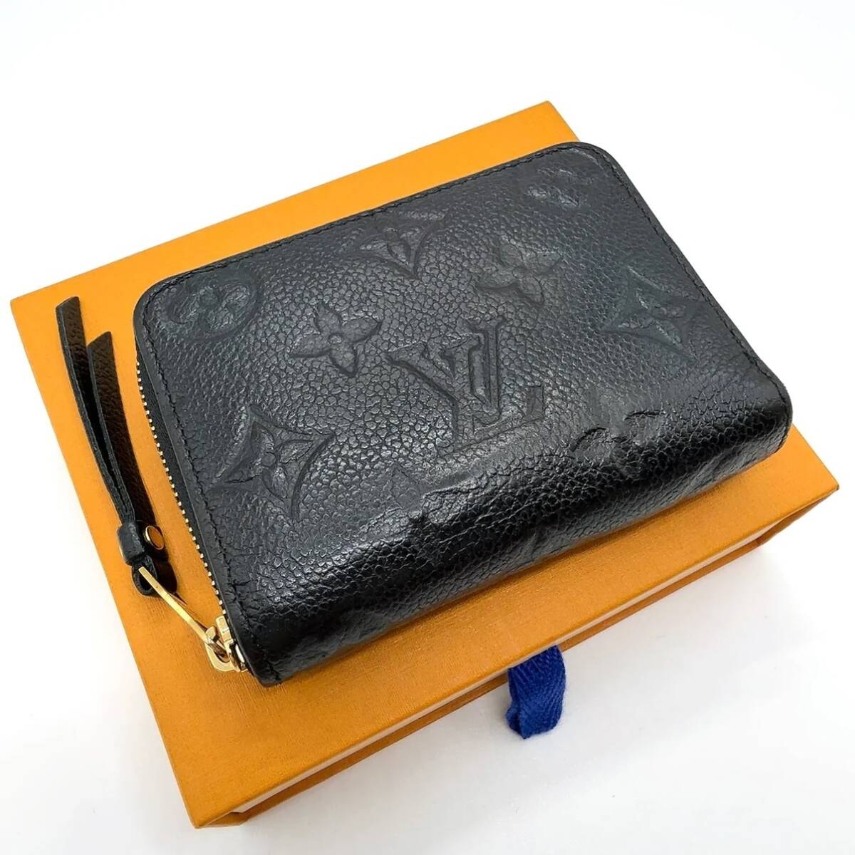 ルイヴィトン モノグラム アンプラント ジッピーコインパース M60574 黒