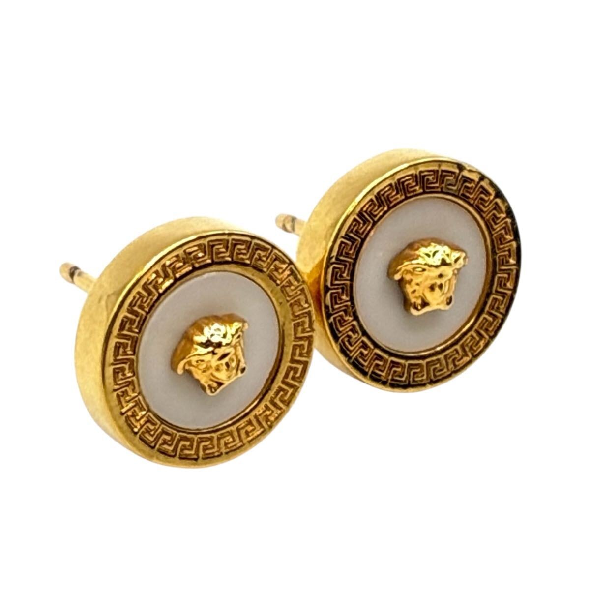 B (目立った傷や汚れなし)】VERSACE ヴェルサーチ メデューサ ピアス