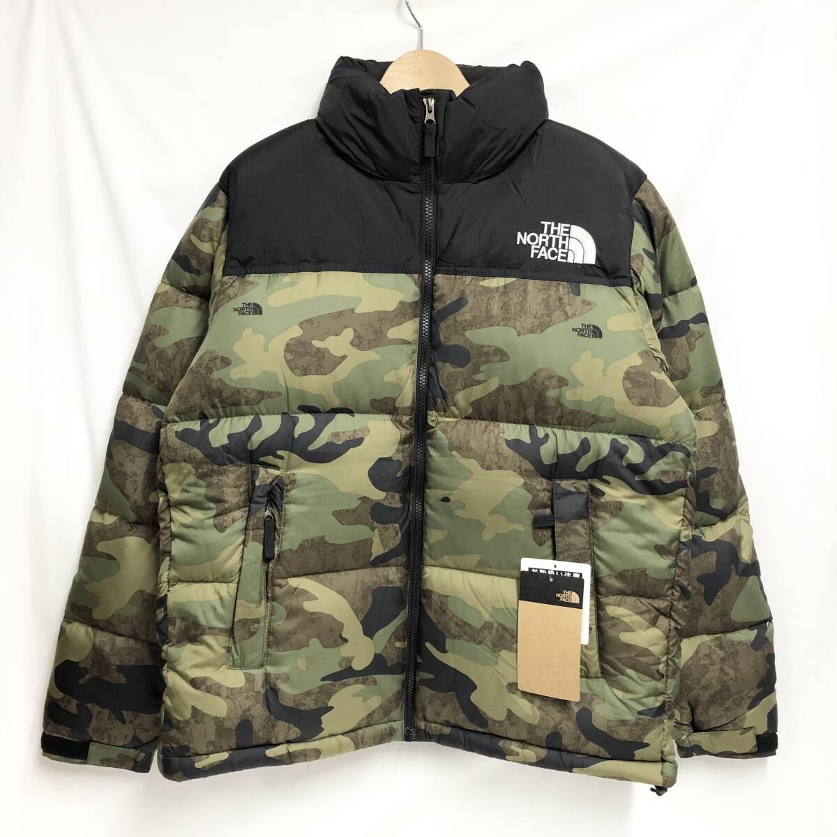 ○★新品未使用 THE NORTH FACE(ザ・ノース・フェイス) ノベルティーヌプシジャケット S カモ★○