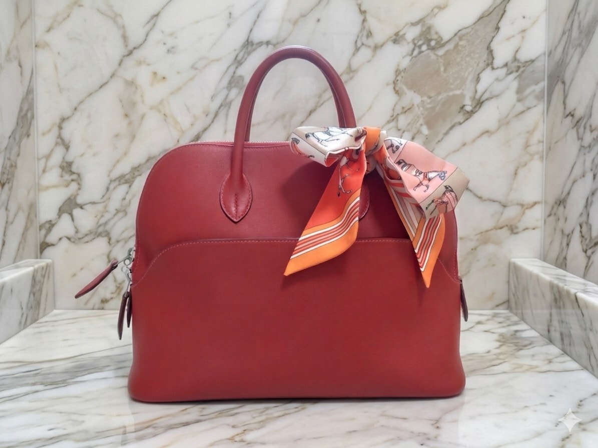 エルメス Bolsa Hermès Original Toolbox 26 Cinza Feminina