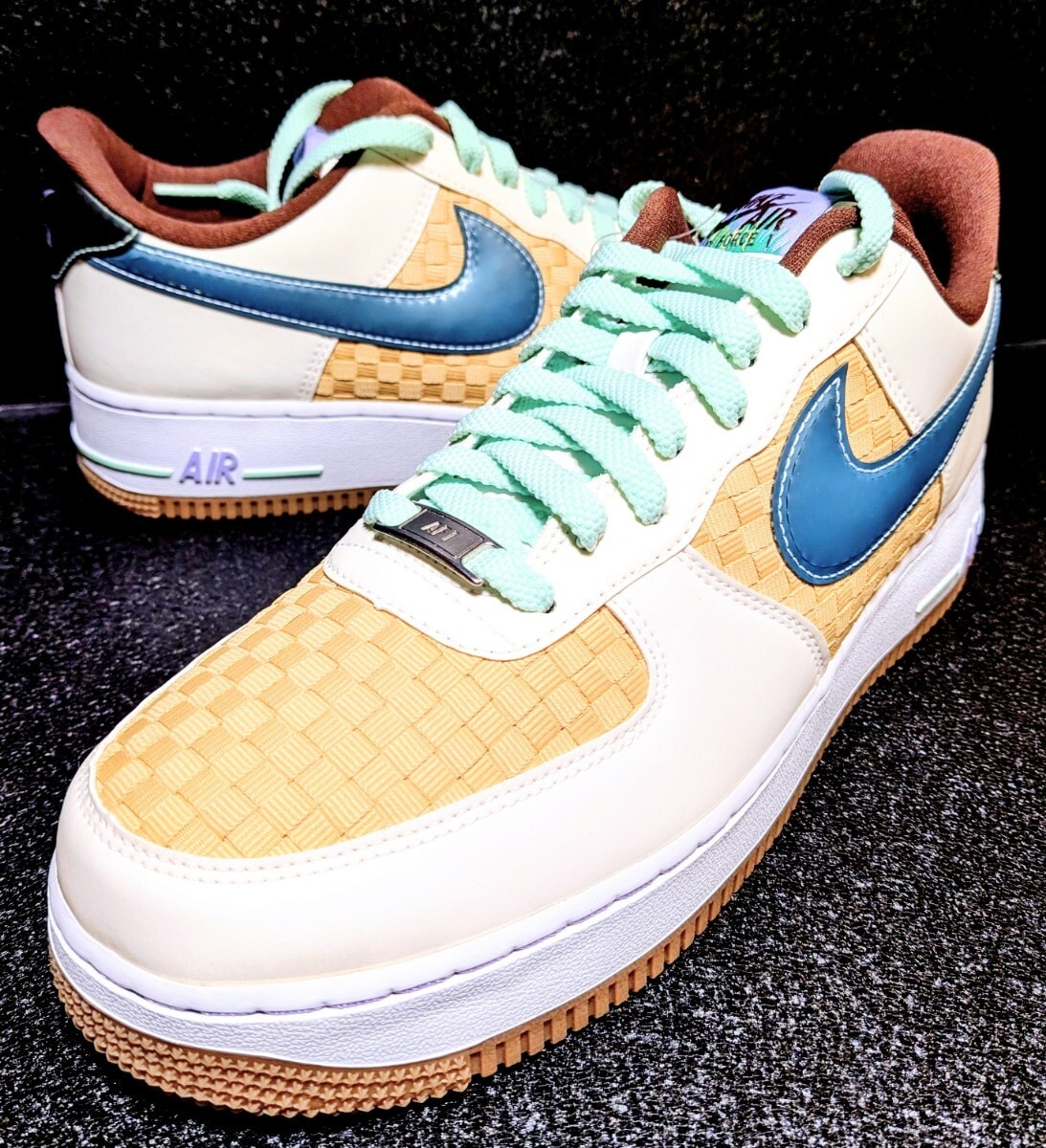 ☆送料込■新品27.0cm■ナイキ エア フォース1 LOW レトロ サミットホワイト/ミントフォーム/グレイシャーブルー【定価.19800円】