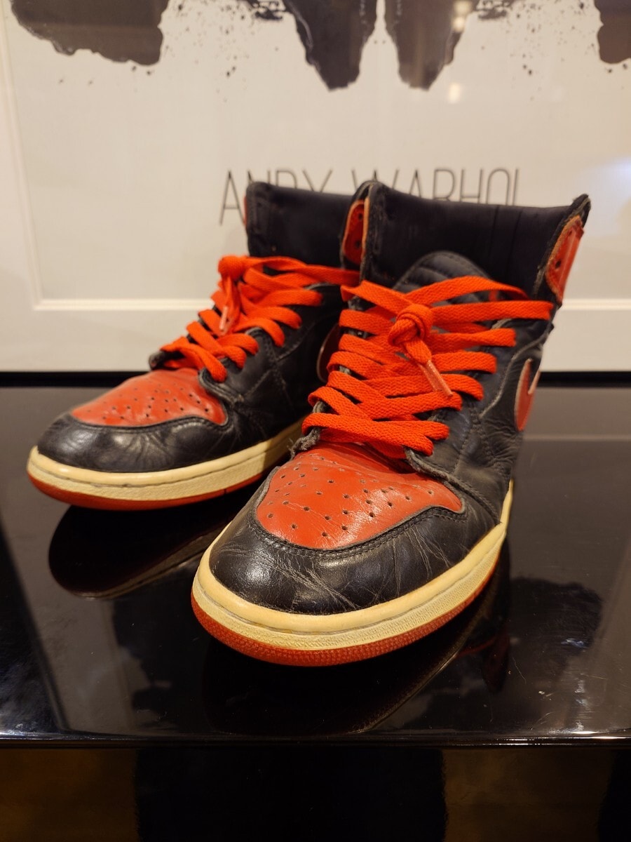 NIKE AIRJORDAN1RETRO エアジョーダン1 94年 赤黒　シカゴ　us11(29cm) 1994年製 復刻　 ナイキ AIRJORDAN1RETRO エアジョーダン1レトロ