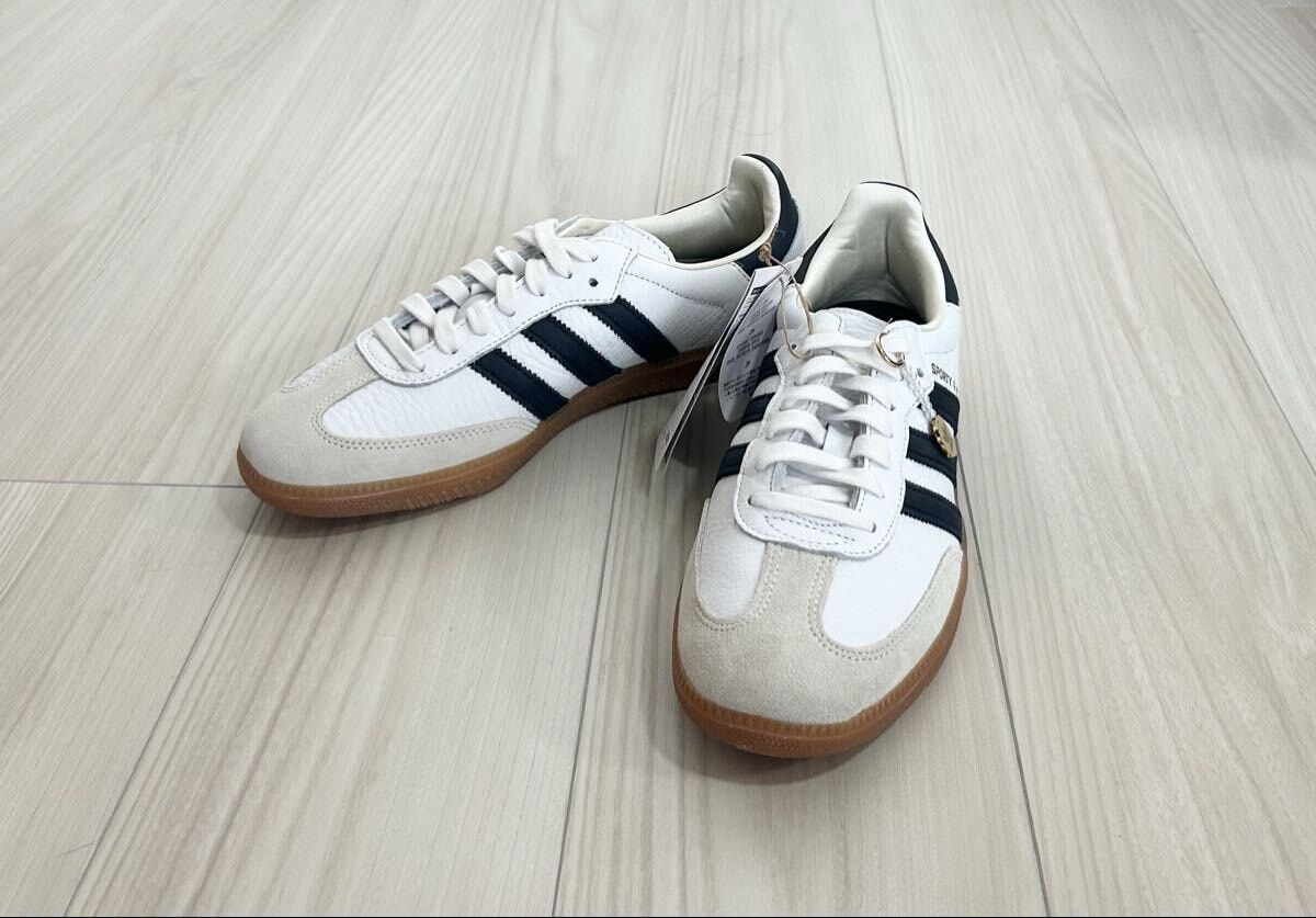 Sporty & Rich × adidas Samba OG Footwear White【25.5cm】