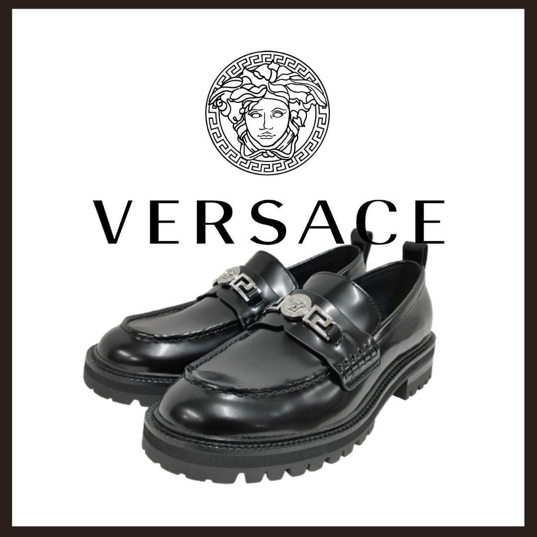○★新品 未使用 VERSACE グレカ メデューサ ローファー 新品・未使用(ワケあり)】○☆新品 未使用 VERSACE グレカ メデューサ