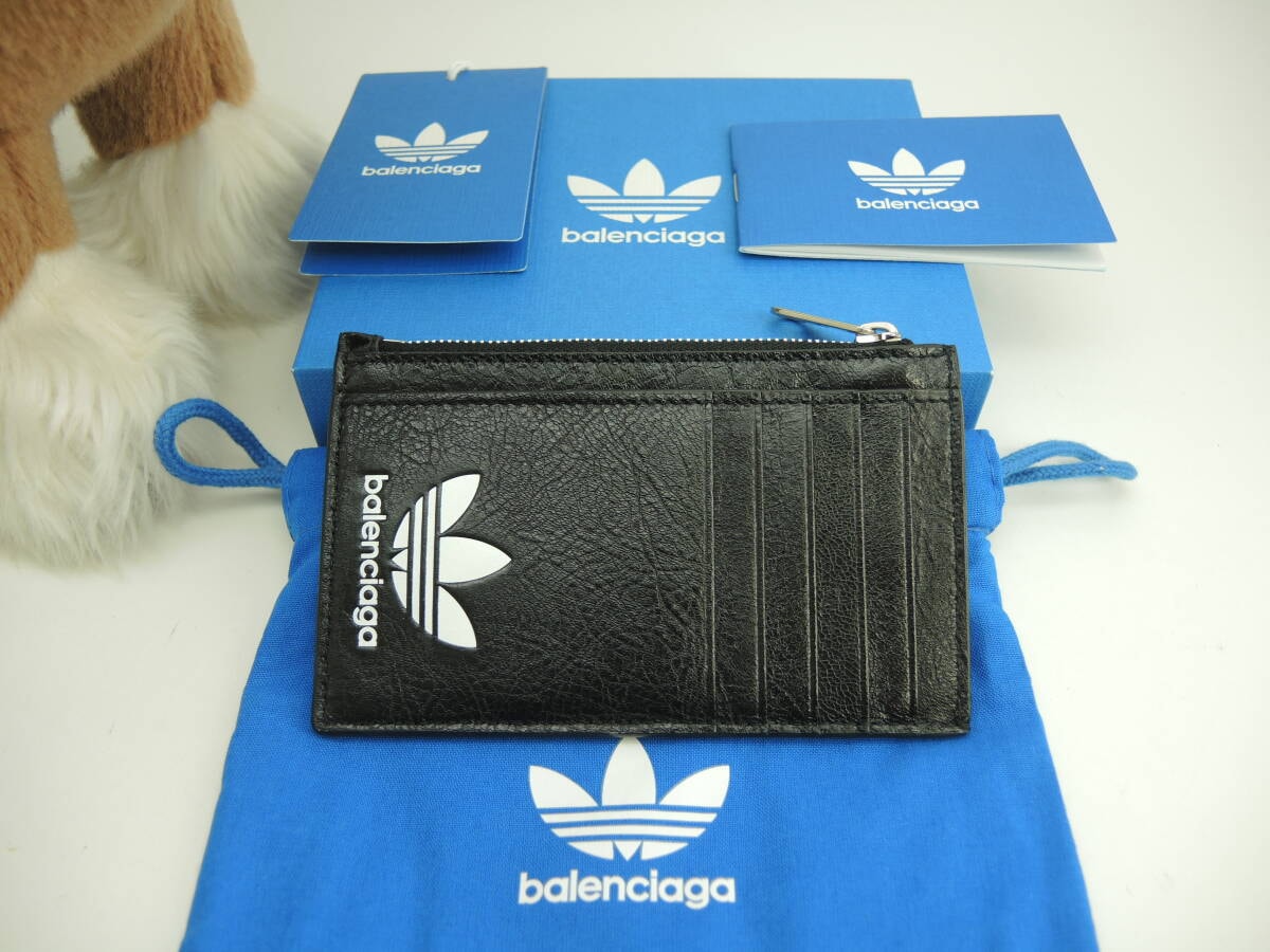 【極美品】バレンシアガ フラグメントケース シンプル レザー ブラック BALENCIAGA バレンシアガ フラグメントケース コインケース