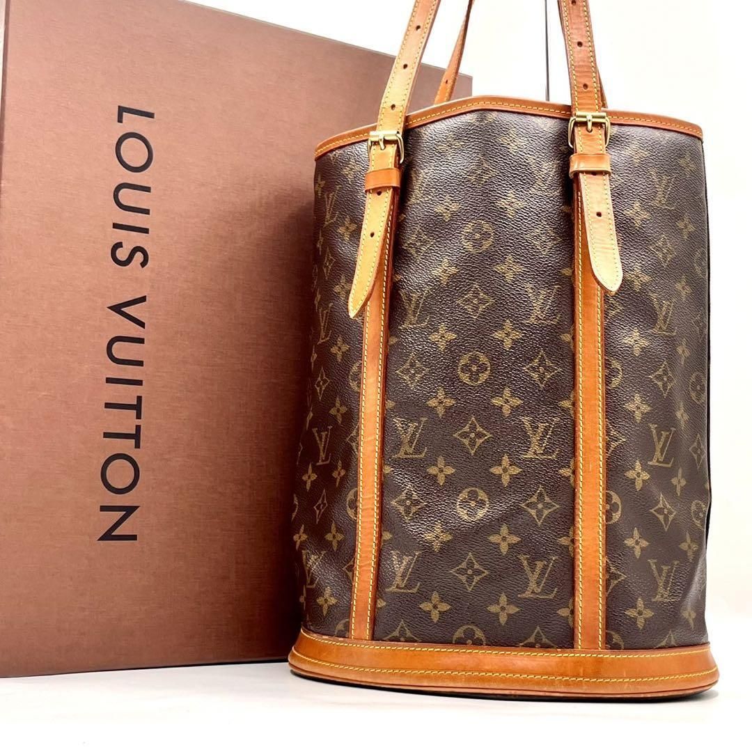 目立った傷や汚れなし】ルイヴィトン バケット モノグラム トート  