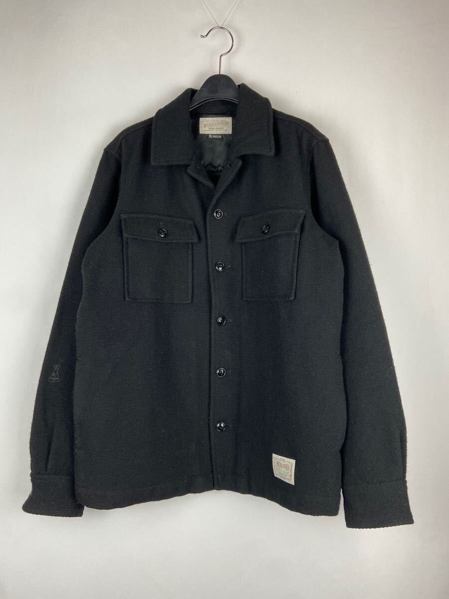 NEIGHBORHOOD 13AW WOOL BLOUSON ネイバーフッド ウール ジャケット ブルゾン ブラック