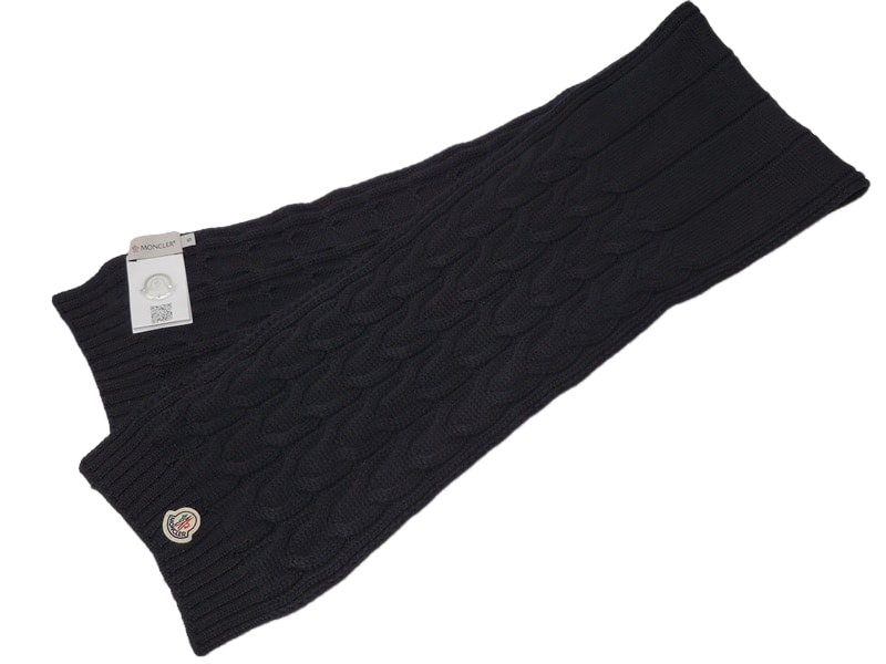 MONCLER (モンクレール) マフラー グレー クリーニング済み⭐︎MONCLER