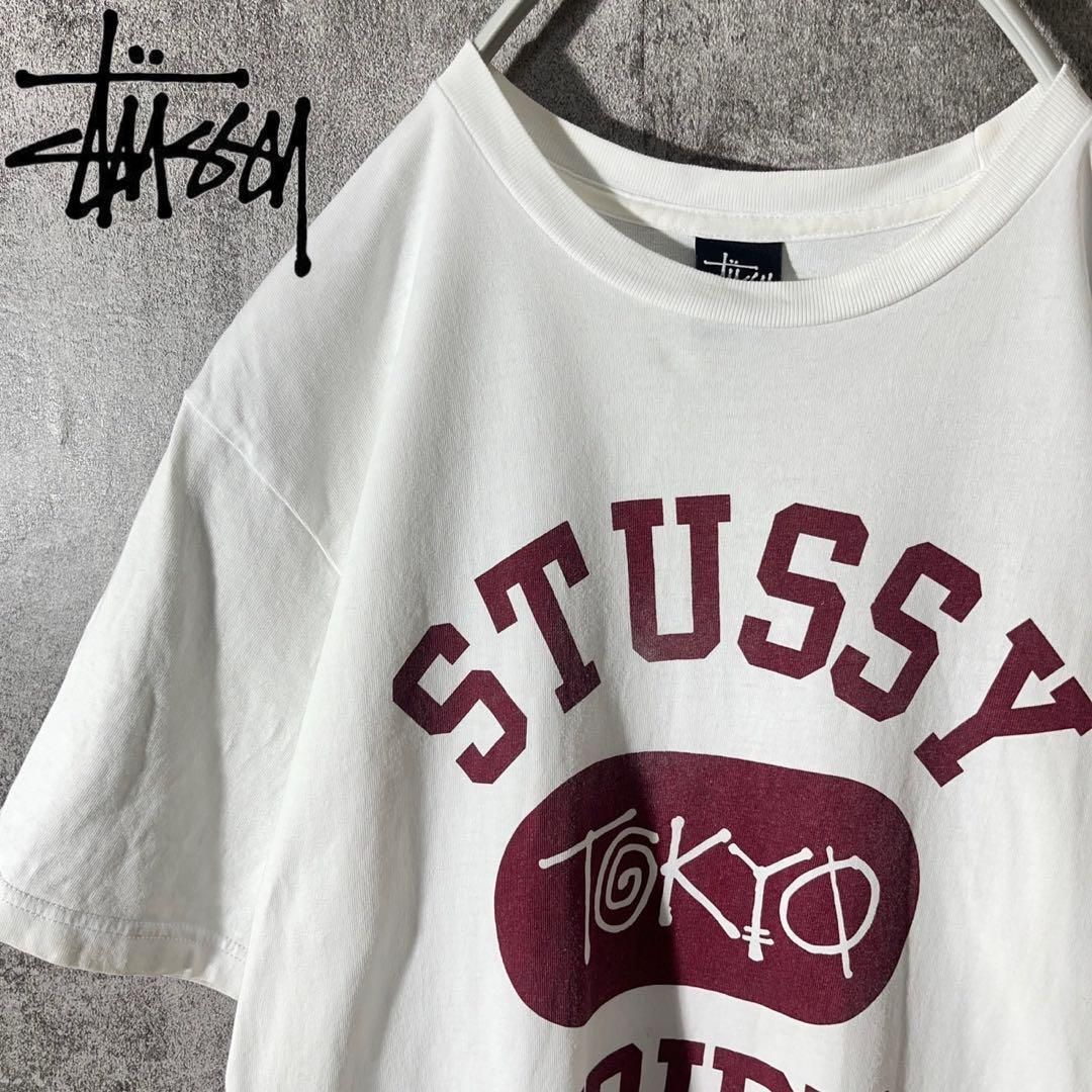 [大人気]　ステューシー　Tシャツ　ビックプリント◎　アーチロゴ　TOKYO