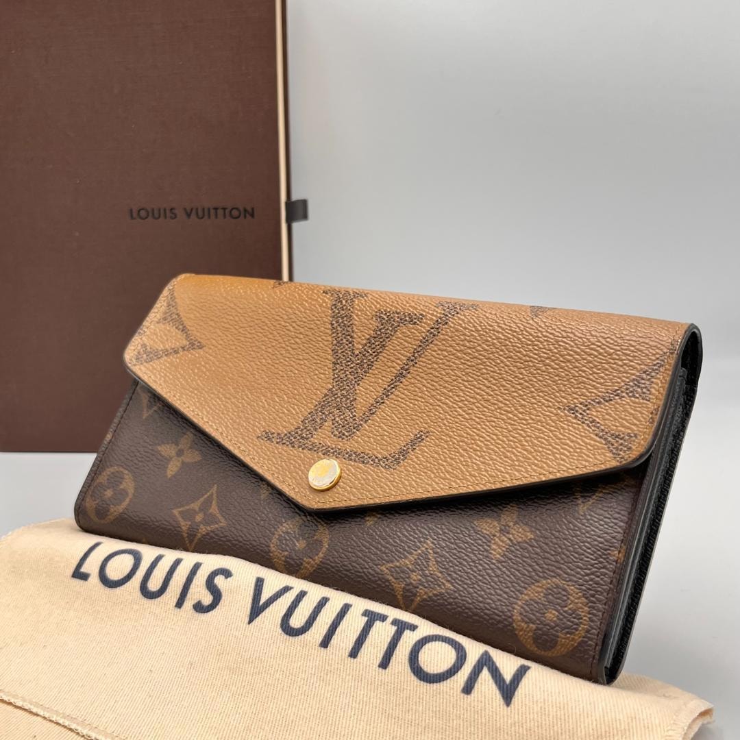 LOUIS VUITTON ルイヴィトン モノグラム ジャイアントリバース ポルトフォイユサラf