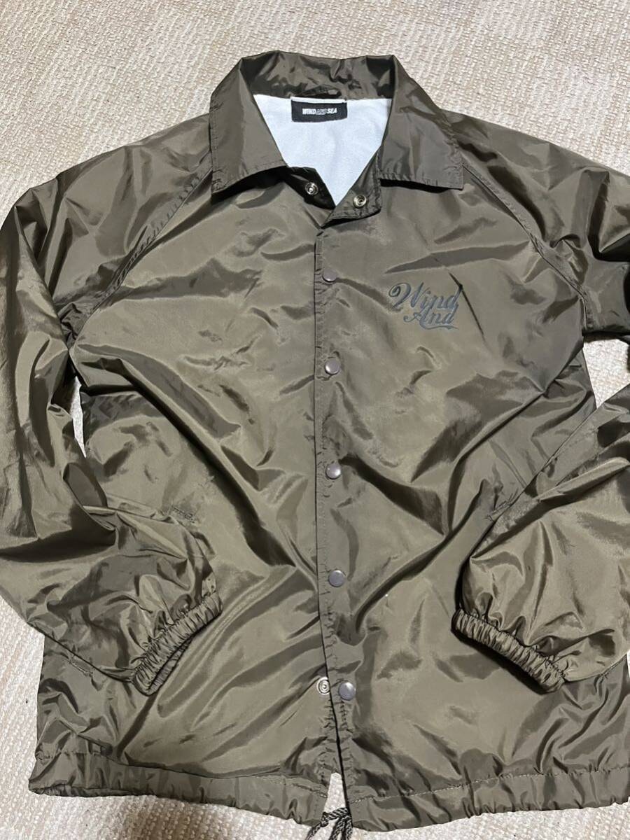 wind and sea ウィンダンシー　コーチジャケットS ブラウン 