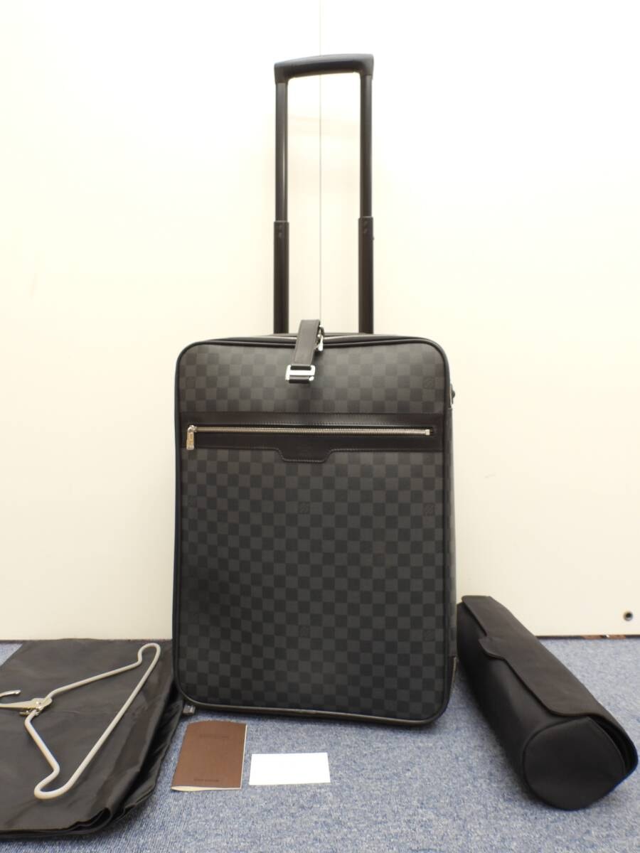 ルイヴィトン ペガス55 N23299 ダミエグラフィット 旅行用キャリーバッグ@SP4161