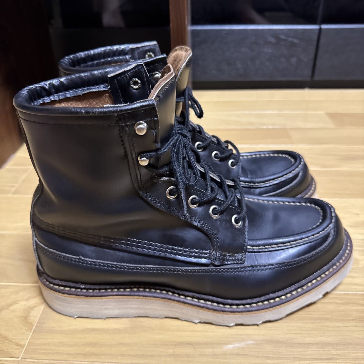 [専用です] 廃盤・美品　RED WING 9107 ワークブーツ D (傷や汚れあり)】RED WING レッドウィング 9107 USA製 HERITAGE WORK