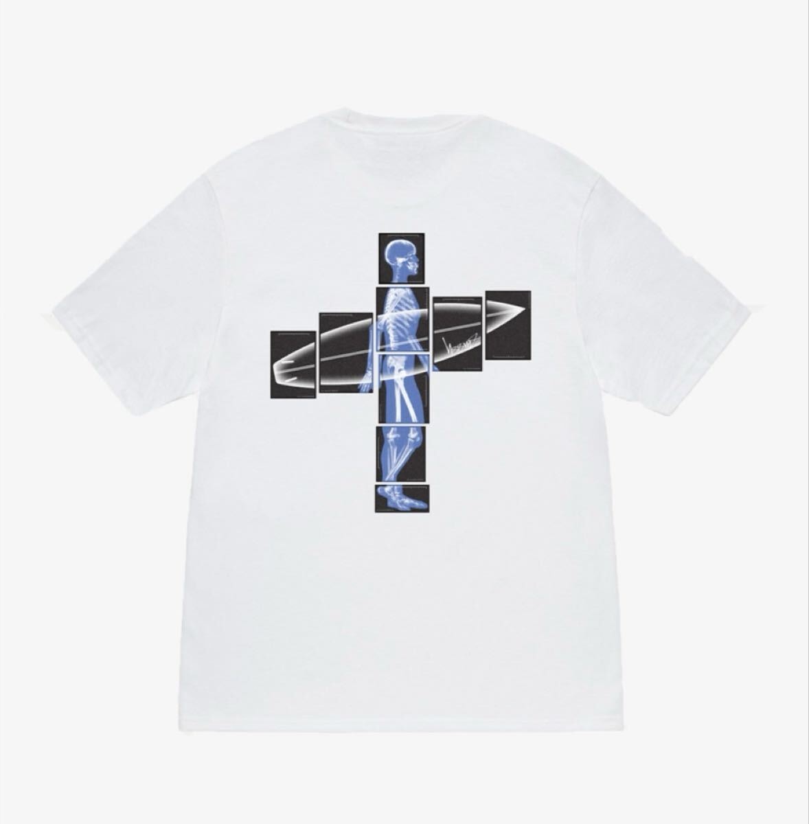 （L）25ss Stussy Body Scan Tee White Lサイズ 未使用品 ステューシー Tシャツ ホワイト 白 バックプリント