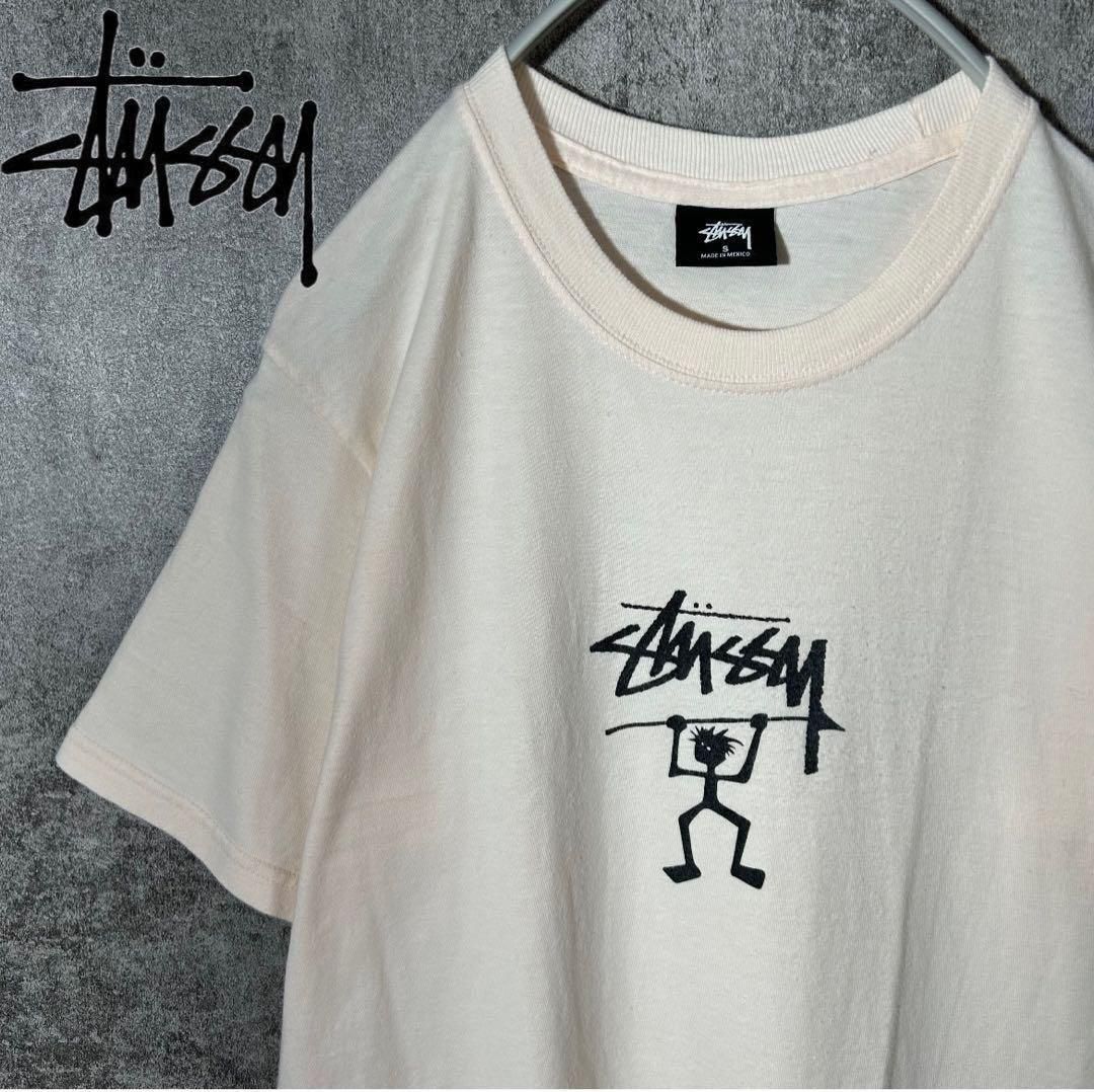 [大人気] ステューシー　Tシャツ　シャードーマン　センタープリント　レア◎