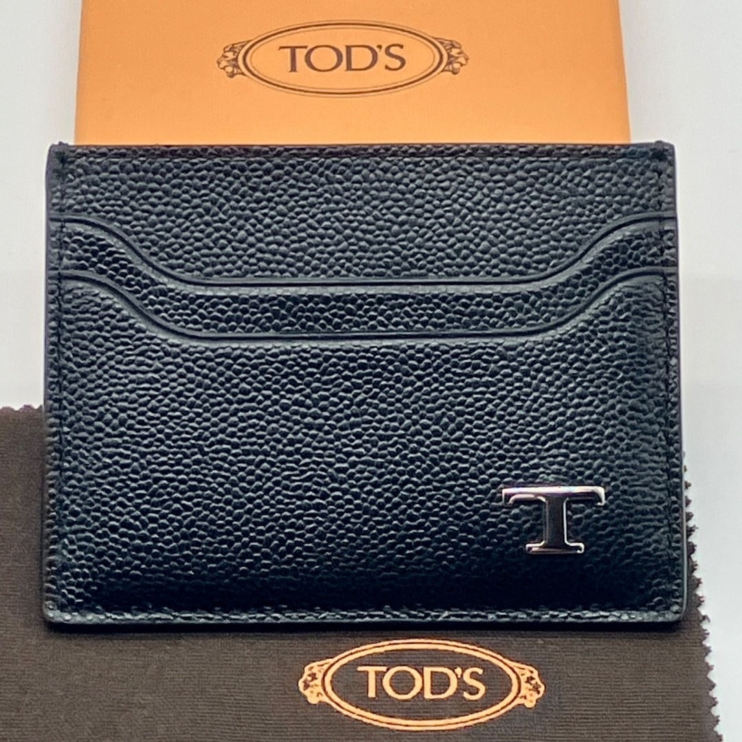 新品・未使用(ワケあり)】TOD'S トッズ カードホルダー ブラック