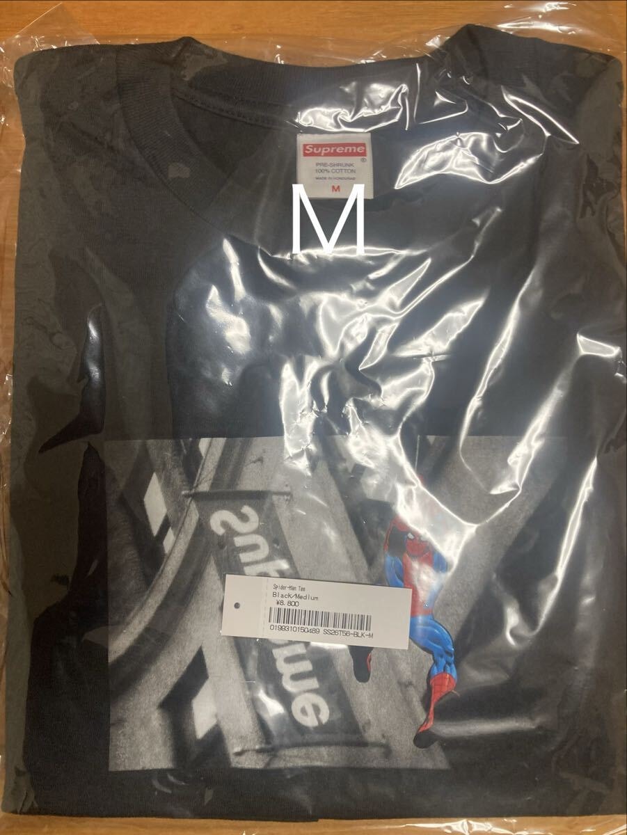 M Supreme Spider-Man Tee Black ブラック 黒 シュプリーム スパイダーマン Ｔシャツ