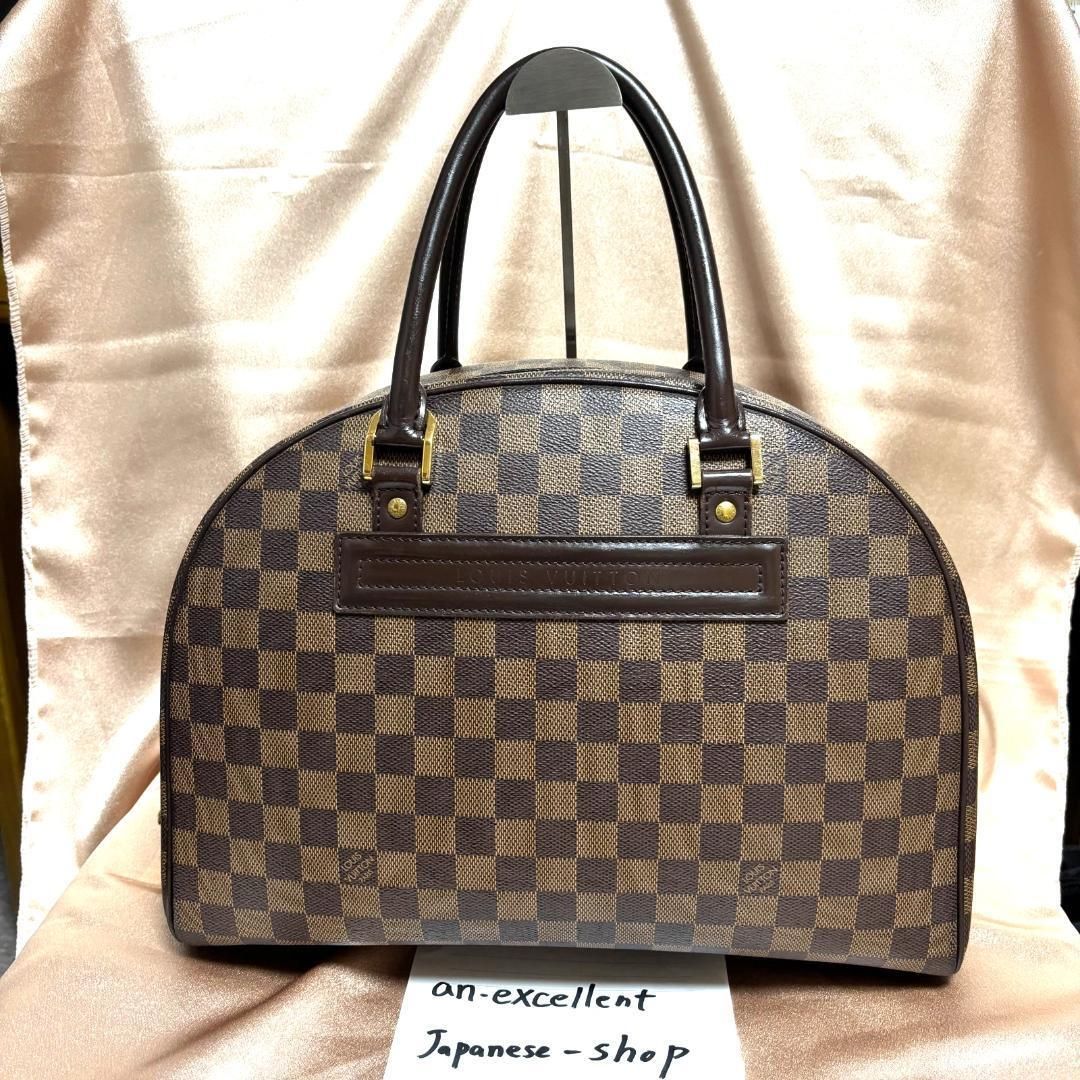 美品 ルイ・ヴィトン ダミエ ノリータ ハンドバッグ N41455 バッグ レディース