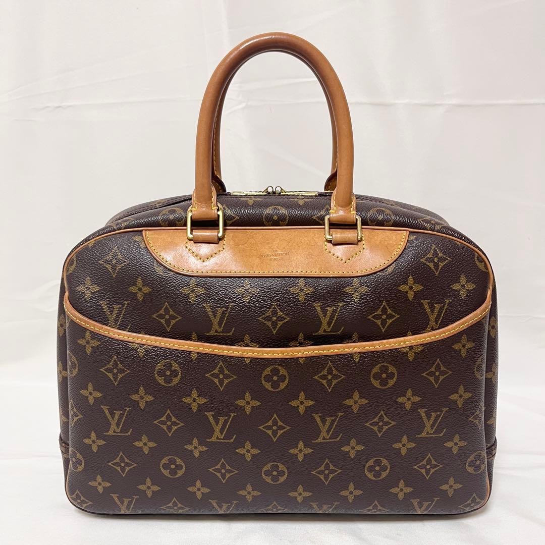 Louis Vuitton ルイヴィトン ドーヴィル ハンドバッグ モノグラム PVC レザー M47270 良品