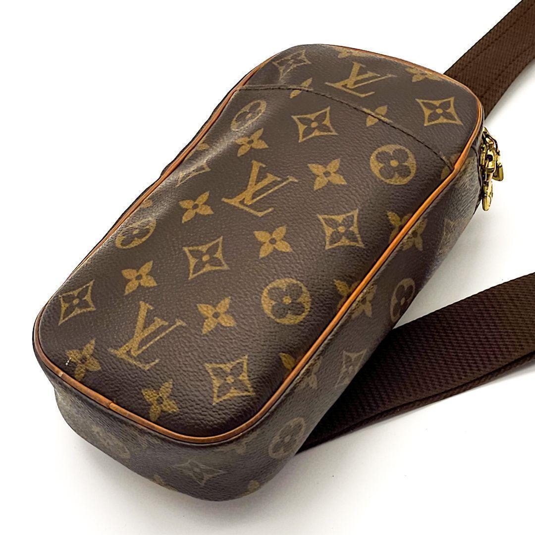 ルイヴィトン　ポシェット　ガンジュ　ワンショルダーバッグ　モノグラム　358 やや傷や汚れあり】ルイヴィトン ポシェット ガンジュ ワンショルダー