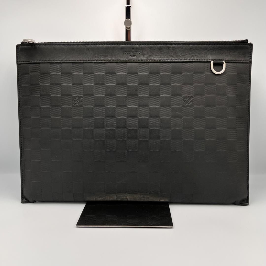 LOUIS VUITTON ルイヴィトン ダミエ アンフィニ ディスカバリー クラッチバッグ