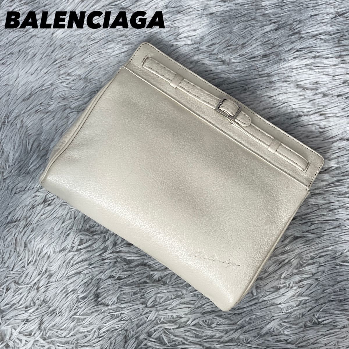 BALENCIAGA バレンシアガ　バッグ　クラッチバッグ　レザー