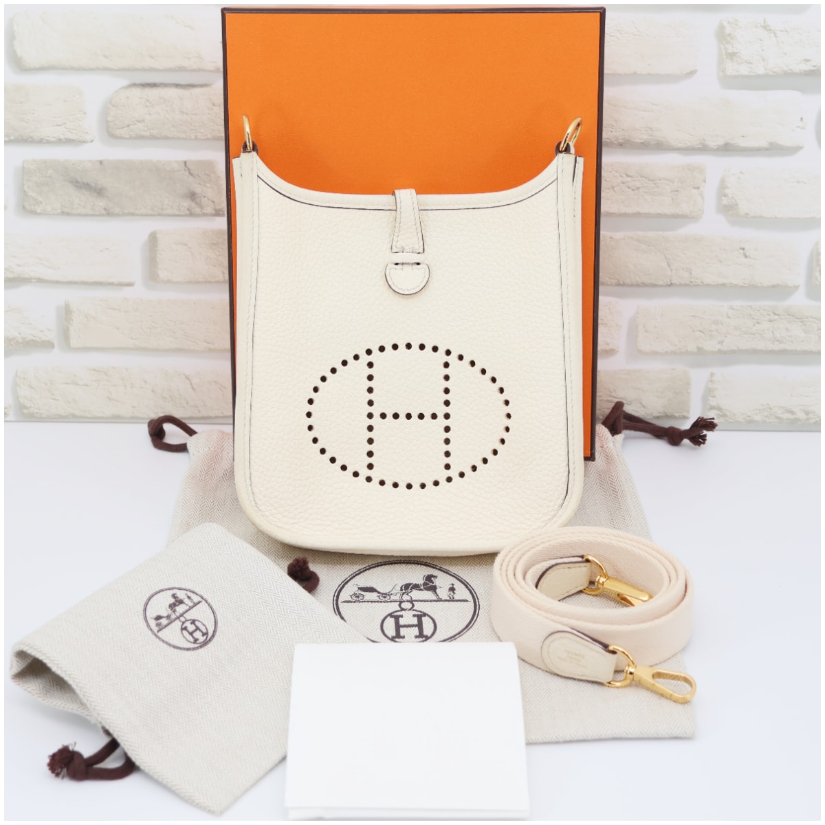HERMES エルメス エブリン エヴリン TPM ナタ トリヨンクレマンス ゴールド金具 U刻印