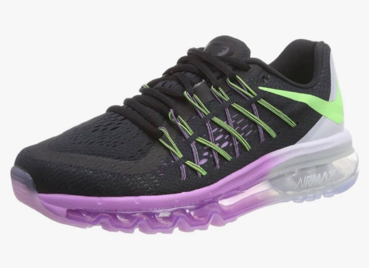 【美品】NIKE エアマックス2015 BLACK 24㎝